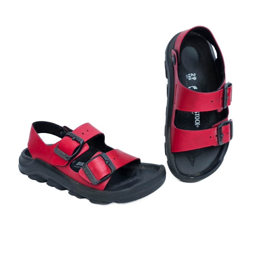 Birkenstock Mogami Kids Sandals EU 29 US 11-11.5 Active Red Birko-Flor Germany